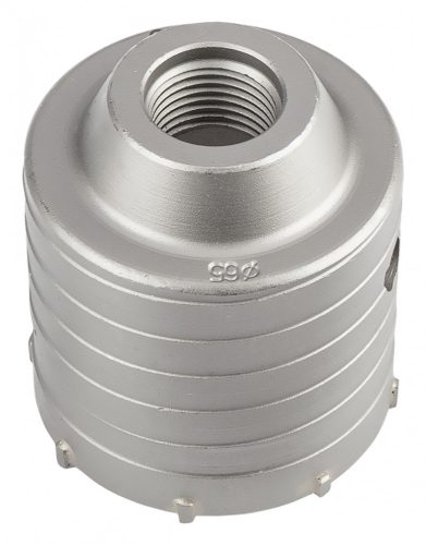 Koronafúró, körkivágó, 65 mm, SDS plus szárral és központfúróval