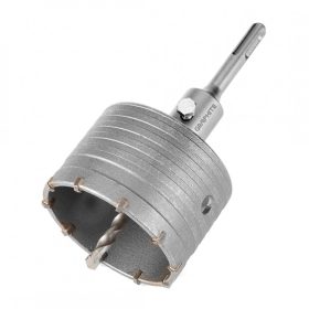   Koronafúró, körkivágó, 85 mm, SDS plus szárral és központfúróval