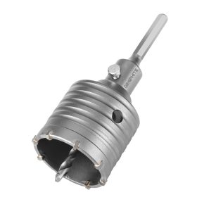   Koronafúró, körkivágó, 65mm, HEX hatszög szárral, központfúróval