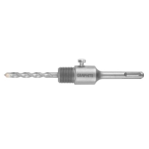 Koronafúró, körkivágó adapter, SDS PLUS szárral, központfúróval, m22, 110mm