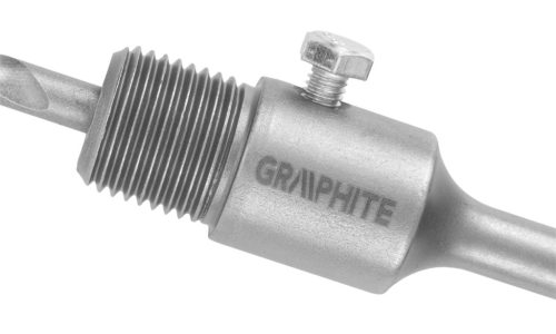 Koronafúró, körkivágó adapter, SDS PLUS szárral, központfúróval, m22, 110mm