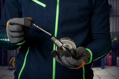 Koronafúró, körkivágó adapter, SDS MAX szárral, központfúróval, M22, 190mm