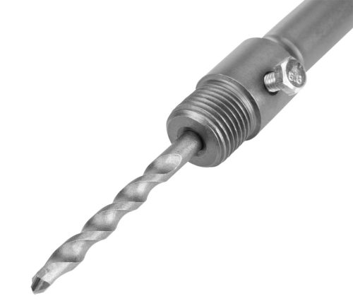 Koronafúró, körkivágó adapter, SDS MAX szárral, központfúróval, M22, 190mm