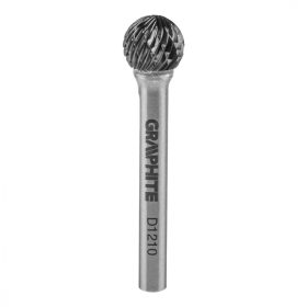   Keményfém marófej, D, gömb, 12x10mm, szár méret: 6x45mm