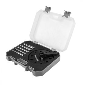   Gyémánt fúró- és vezető készlet 6db, 5-12 mm fúrószár,