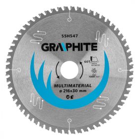   Körfűrészlap keményfém fogakkal, 216x30mm, 60 fog, universal