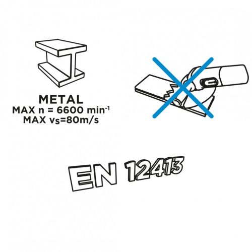 Vágókorong fémhez, 230x1,9x22,2mm, 41 a46-s-bf, 5db/cs