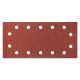 Csiszolópapír 5db, tépőzáras, 115x230mm, K60, lyukas