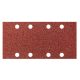 Csiszolópapír 5db, tépőzáras 93x185mm, K40, lyukas