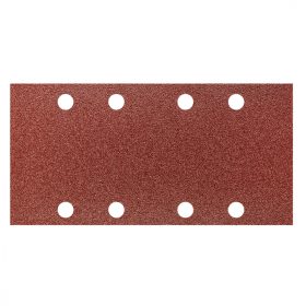 Csiszolópapír 5db, tépőzáras 93x185mm, K80, lyukas