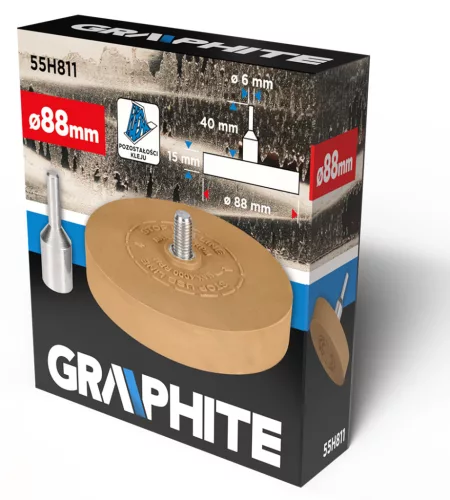 Ragasztó eltávolító korong, csapos, 88mm