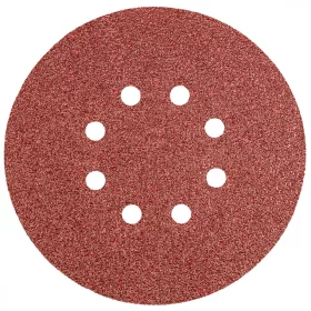 Csiszolópapír, tépőzáras 150mm, K40, 5db., 8 lyukkal