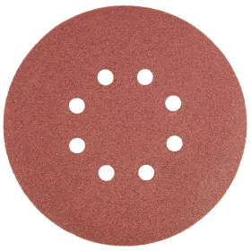 Csiszolópapír, tépőzáras 150mm, K120, 5db., 8 lyukkal