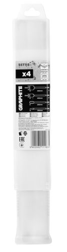 Vésőkészlet, SDS PLUS, 4db-os