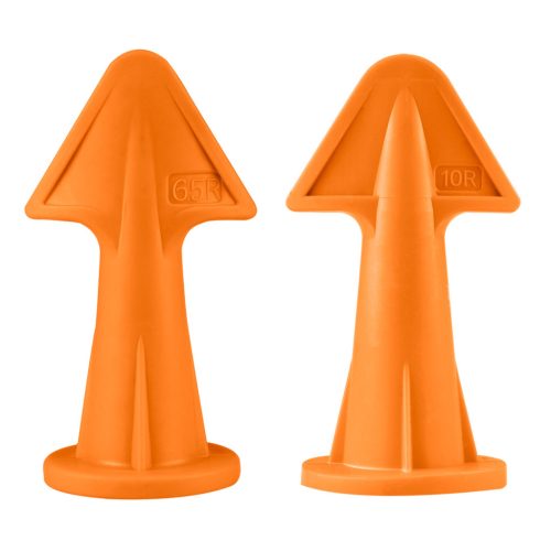 Fugakihúzó szilikonvég pisztolyos fugázóanyagokoz, 6.5mm és 10mm, 2db