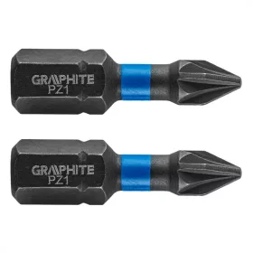 Torziós ütvecsavarozó bit PZ1x25mm, 2db.