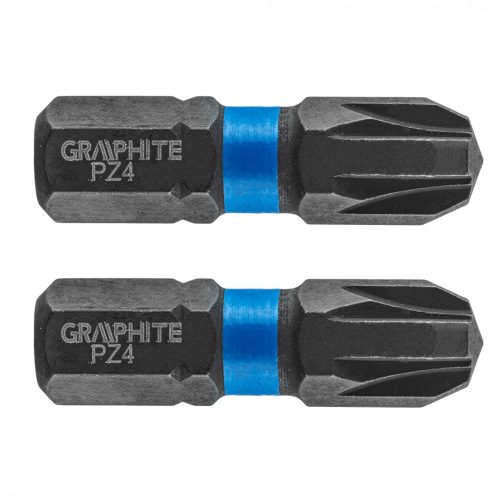 Torziós ütvecsavarozó bit PZ4x25mm, 2db.