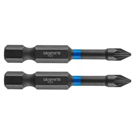 Torziós ütvecsavarozó bit PZ1x50mm, 2db.