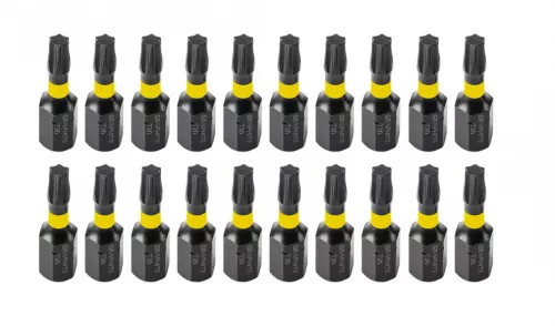 Torziós ütvecsavarozó bit tx20 x 25mm, 20db