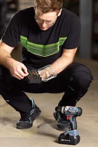 Fúró-csavarbehajtó készlet, 20db