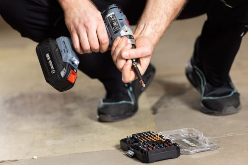 Fúró-csavarbehajtó készlet, 20db