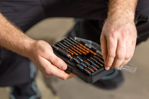 Fúró-csavarbehajtó készlet, 20db