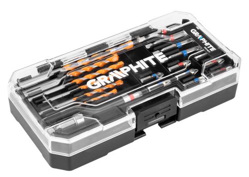 Fúró-csavarbehajtó készlet, 20db