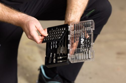 Fúró-csavarbehajtó készlet, 66db