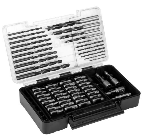 Fúró-csavarbehajtó készlet, 66db