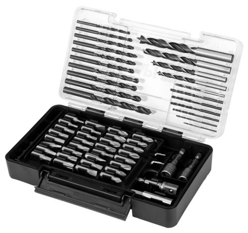 Fúró-csavarbehajtó készlet, 66db