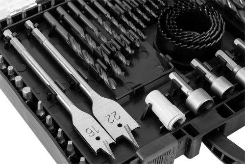 Fúró-csavarbehajtó készlet, 90db