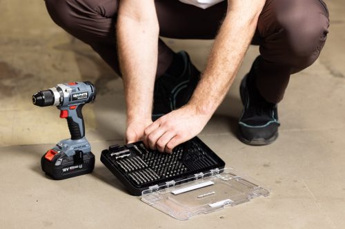 Fúró-csavarbehajtó készlet, 120db