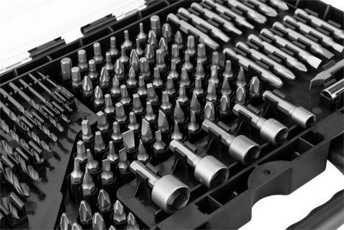 Fúró-csavarbehajtó készlet, 120db