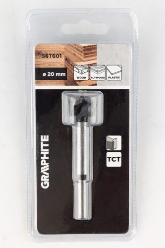 Fenékfúró, pántfúró, keményfém betétes, 20mm