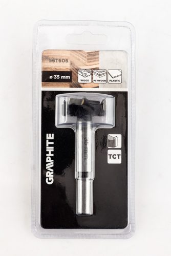 Fenékfúró, pántfúró, keményfém betétes, 35mm