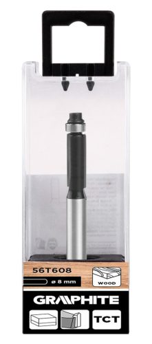 Felsőmaró kés, szintbemaró, 8x19mm, 8mm szárral