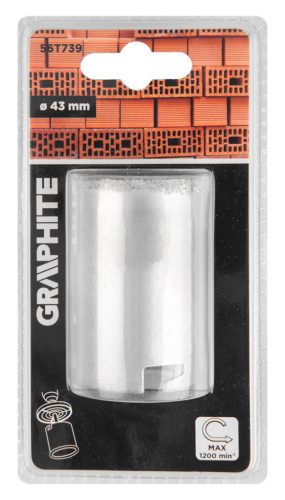 Körkivágó volfrámkarbid 43mm