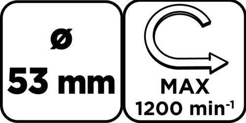 Körkivágó volfrámkarbid 53mm