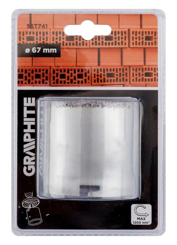 Körkivágó volfrámkarbid 67mm