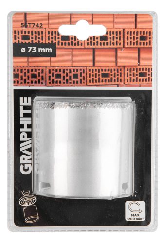 Körkivágó volfrámkarbid 73mm