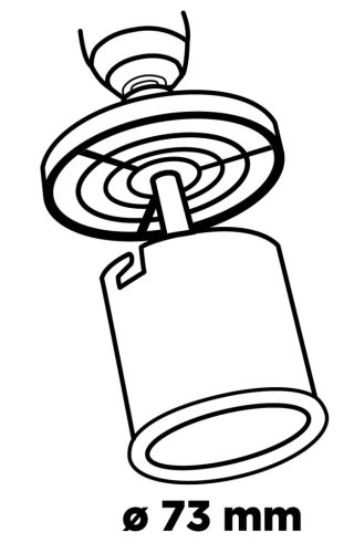 Körkivágó volfrámkarbid 73mm