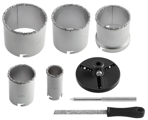 Korkivágó készlet, volfrámkarbid, 32-83mm, 8db