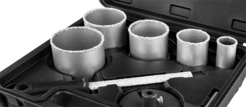 Korkivágó készlet, volfrámkarbid, 32-83mm, 8db