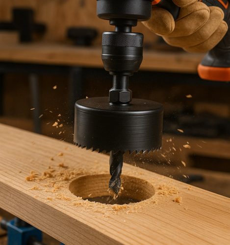 Körkivágó készlet fához, 19-64mm, 12db