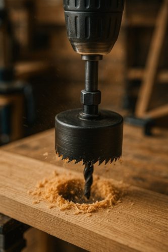 Körkivágó készlet fához, 19-64mm, 12db