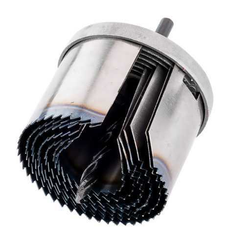 Körkivágó készlet fához, műanyagokhoz, acél, edzett fogakkal, 26-63mm, 42mm fúrásmélység