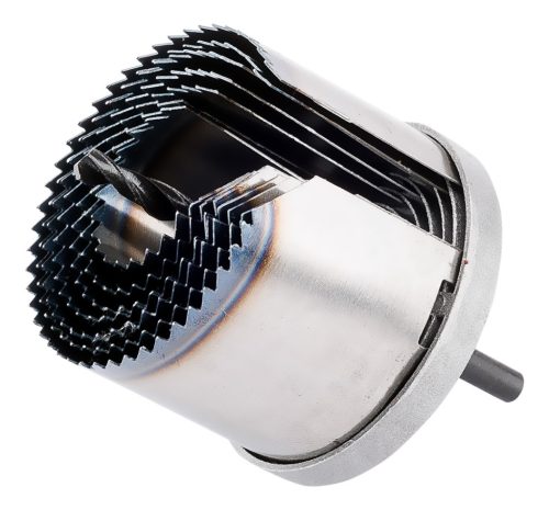 Körkivágó készlet fához, műanyagokhoz, acél, edzett fogakkal, 26-63mm, 42mm fúrásmélység