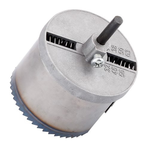 Körkivágó készlet fához, műanyagokhoz, acél, edzett fogakkal, 26-63mm, 42mm fúrásmélység