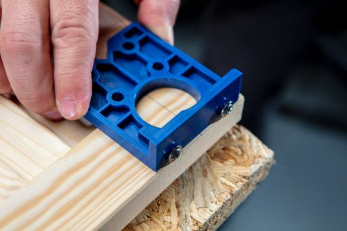 Pántfúró vezetősablonnal, 35mm