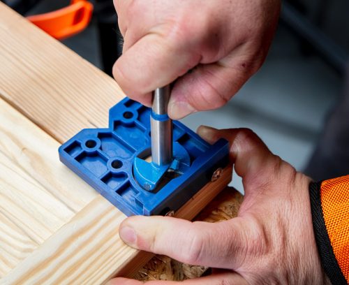 Pántfúró vezetősablonnal, 35mm